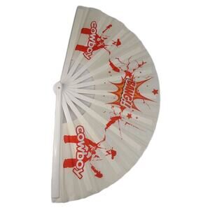 Cowboy Bang Clack Fan For Line Dancing Folding Fan 26 In